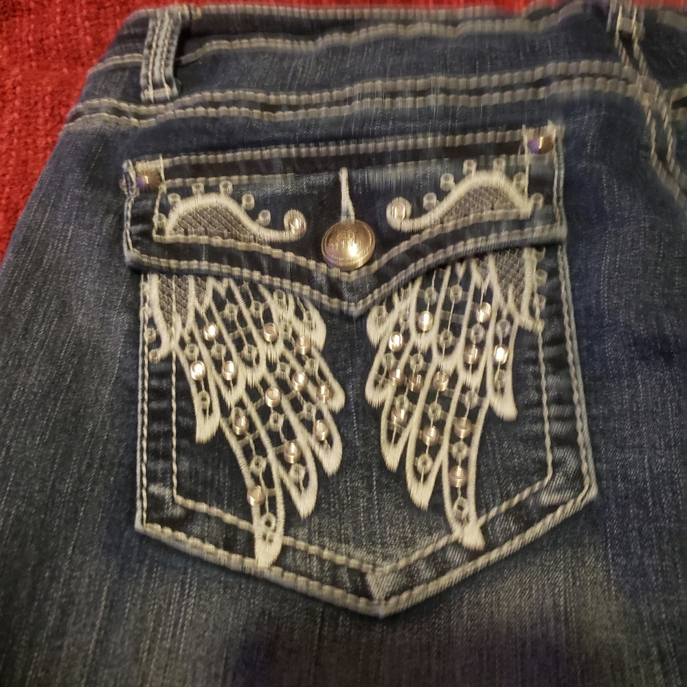 Embellished pocket Jean's size 14